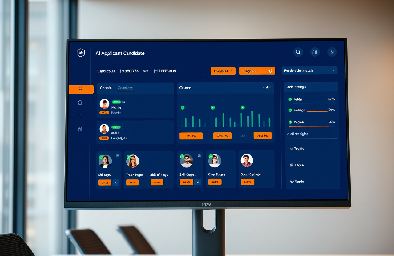 ClickShift AI-powered ATS dashboard showing ranked candidates